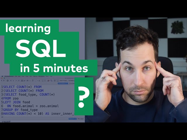 Learn SQL in 5 minutes! (Can you?)