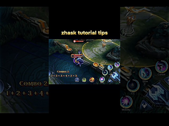 Zhask has powerful skills. His passive by tutorial combo✅