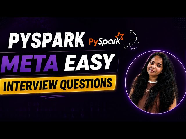 Meta Pyspark Easy Interview question 💡