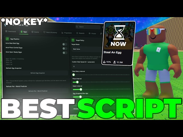 [🧪UPD] Steal An Egg Script – *NO KEY* Instant Steal, Auto Farm, God Mode, Auto Dr Scramble!