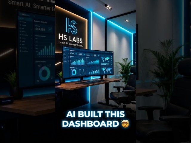 I Gave AI My Business Data… It Built This Dashboard 🤯 #shorts #ai #chatgpt @HSLabsyt