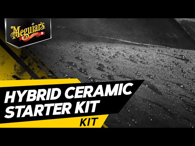 Meguiar’s Hybrid Ceramic Starter Kit - Detailing Kit Includes Car Wash, Wax, Detailer, & Tire Shine