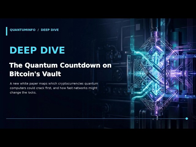 Deep Dive | The Quantum Countdown on Bitcoin's Vault