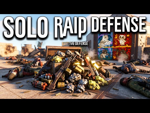 Best SOLO Raid Defense in my 9k Hours of Rust