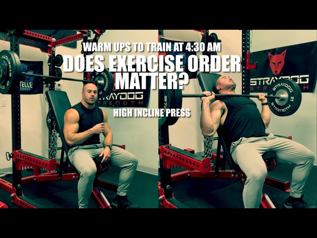 Upper Body. Does Exercise Order Really Matter?