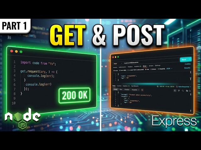 Node.js & Express REST API for Beginners (Complete Part 1 Guide)