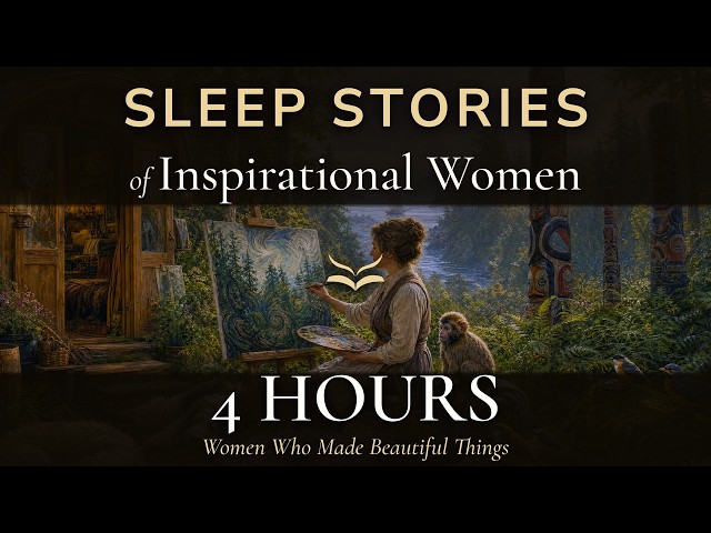 4 HOURS of Women Who Made Beautiful Things | Sleep Stories for Grown-Ups | Female Voice