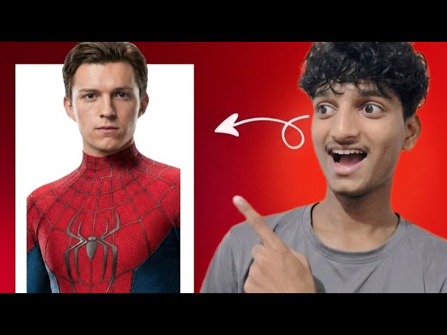 I Drew Tom Holland, Hyper realistic! 😍! Spider-Man drawing.
