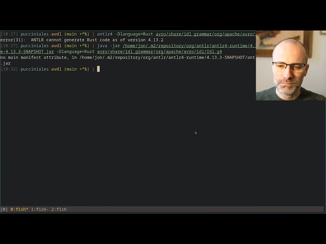 impl Rust: Avro IDL tool in Rust via LLM