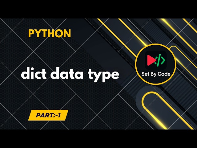 Python | dict Datatype | Basic Code | 2026