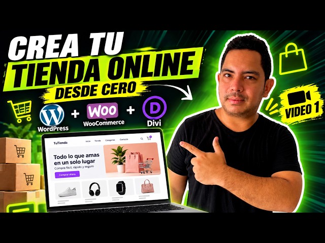 CREA una TIENDA VIRTUAL desde CERO: Instalando WORDPRESS | WooCommerce + Divi Episodio 1