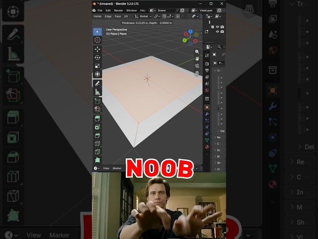 Blender Noob vs Pro: Join Vertices the RIGHT Way! 🤯 Quick & Easy || #blender #trending #tutorial