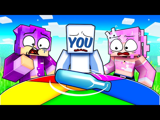 YOU Play SPIN THE BOTTLE in Minecraft!