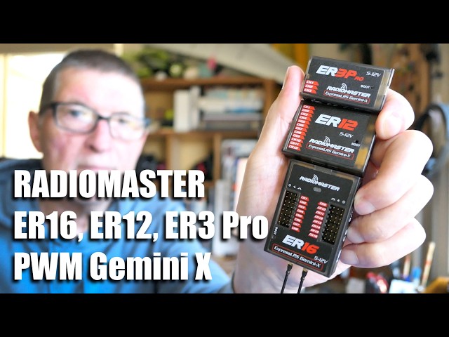 RADIOMASTER ER3Pro, ER12, and ER16 PWM Receivers