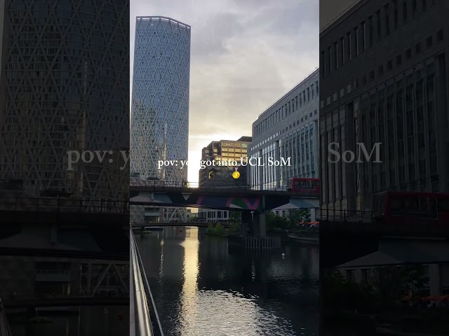POV: you got into UCLSoM #london #university #students  #uni #unilife