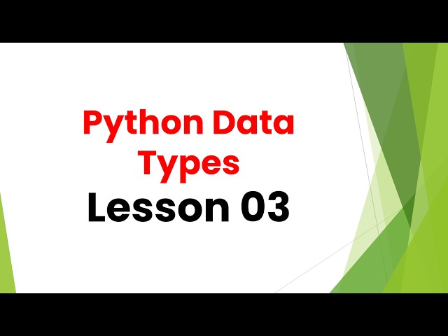 Python Data Types Explained | Beginner Tutorial