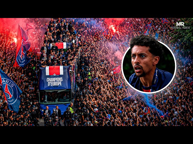 CRAZY SCENES! PSG Fans Destroying Paris After Champions League Win 🚨