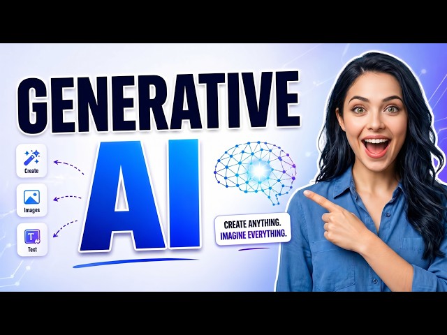 Generative AI Explained In 1 Minute | What Is GenAI? | Introduction To Generative AI