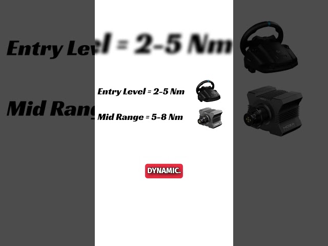 Understanding Nm in Sim Racing DD Wheelbases #shorts
