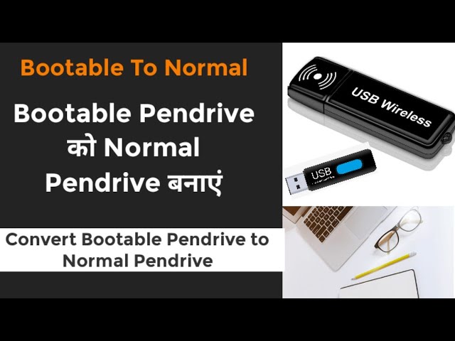 Convert Bootable Pendrive to Normal Pendrive | Bootable Pendrive ko Normal Pendrive Kaise Bnaye |