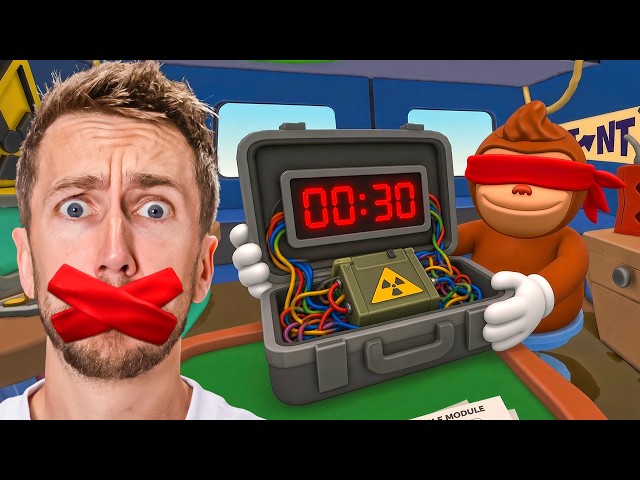 CAN 3 DEAF, BLIND & MUTE MONKEYS DEFUSE A BOMB?!