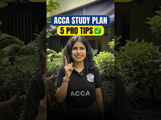 5 Ultimate Tips for ACCA Exam 📝 #acca #studyplan