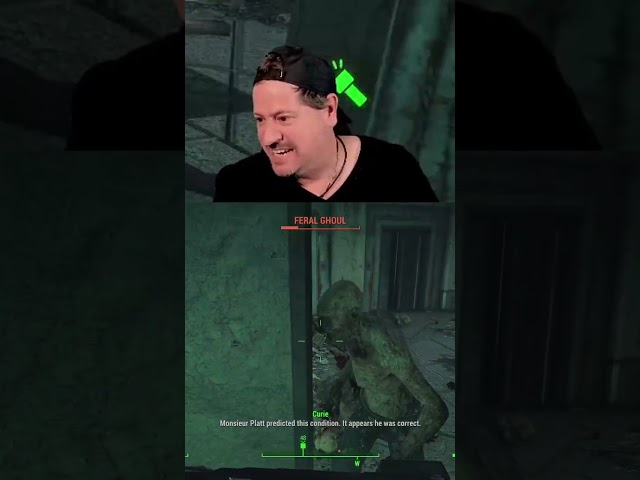 Here Comes Gob | Feral Ghoul Jump Scare 🧟💥 #fallout4  #shorts  #twitchclips #sourkoolaidshow