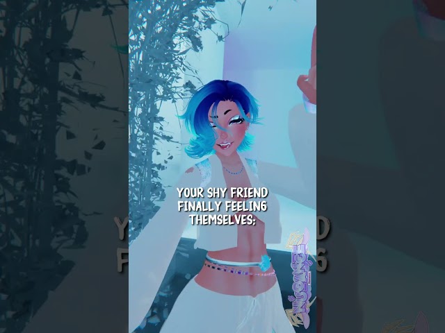 When the shy friend is FELLIN' IT