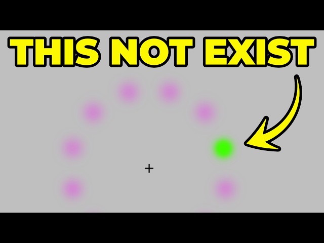 Your Brain Creates a Moving Green Dot