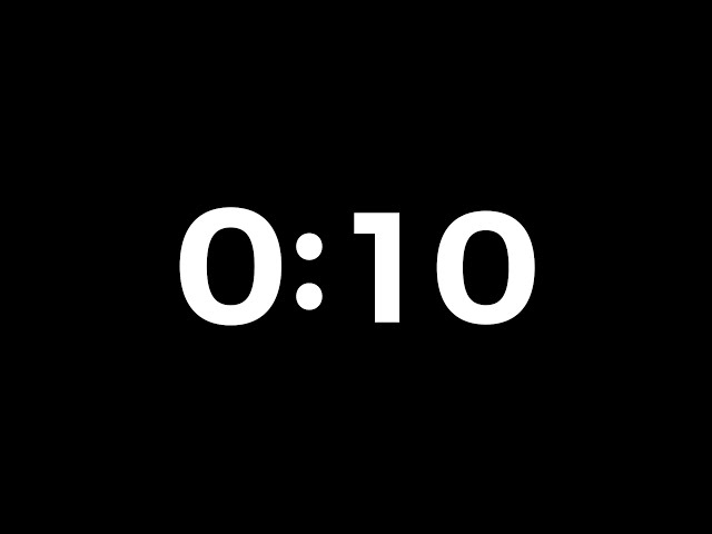 10 Seconds | Timer Countdown With Sound Effects 4K 🔥 ( No Copyright )