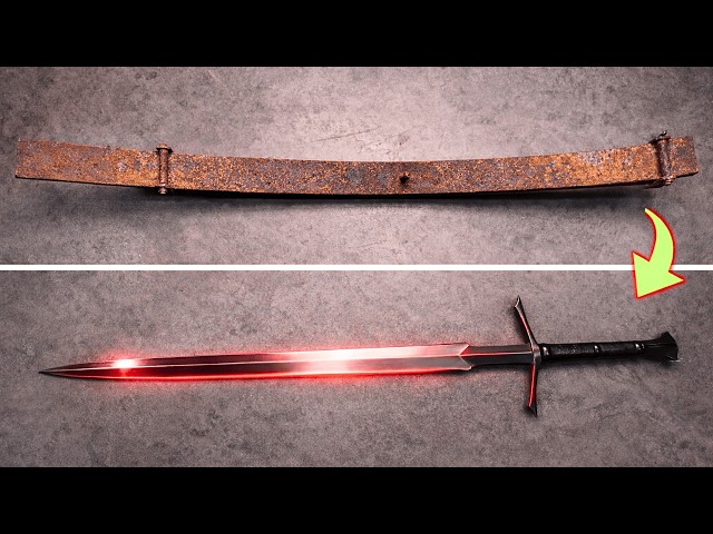 From Rusted Leaf Spring to Witchking LONGSWORD (LOTR)