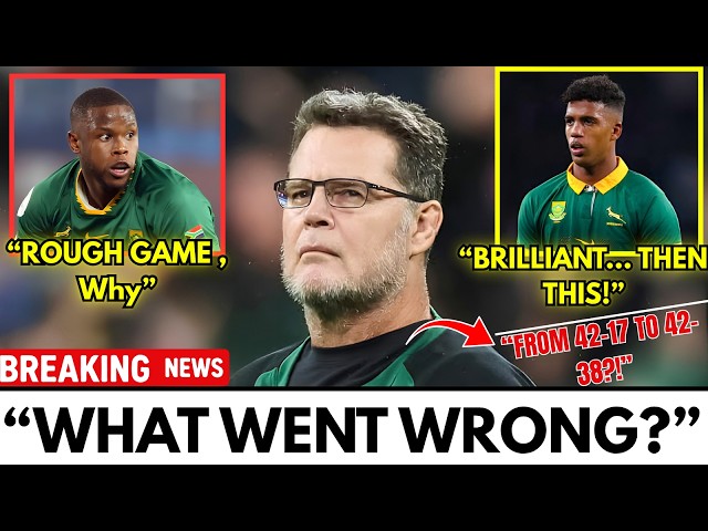 Wallabies Stunned the Springboks! How Did 42–17 Become 42–38?#Springboks #Wallabies #SpringboksNews