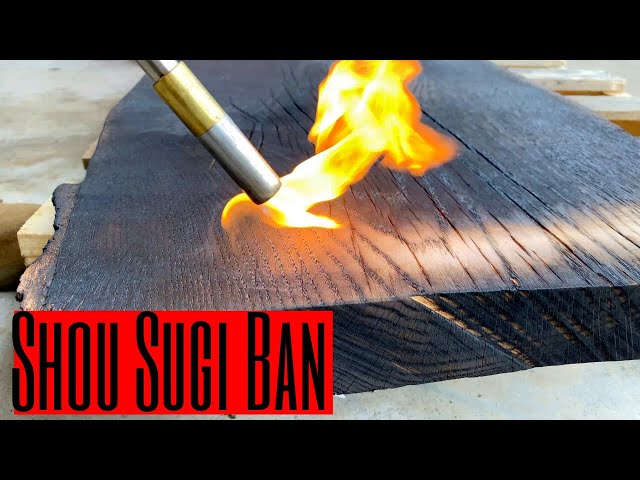 DIY Shou Sugi Ban Basics| Home Theater Center Speaker Stand | Yakisugi Wood Burning
