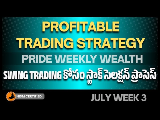 My Profitable Swing Trading Strategy | Stock Selection Process in Telugu
