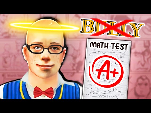 I tried to complete Bully as a Good Student