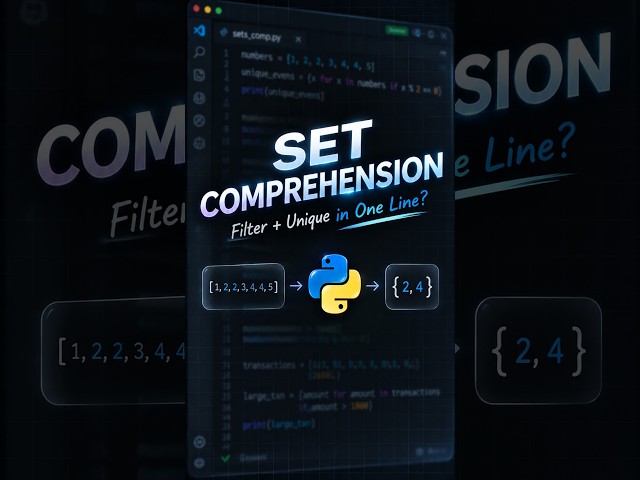 Can One Line Filter & Remove Duplicates? 👀🐍