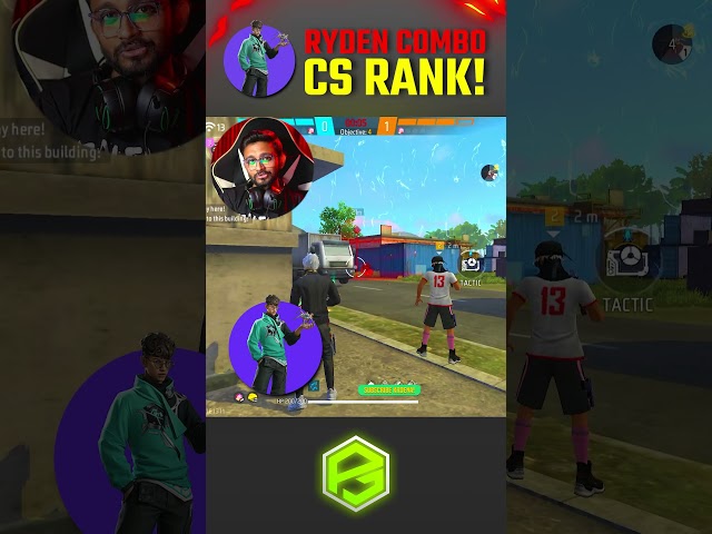 BEST Ryden Skill Combo for CS Rank 🔥 | Free Fire MAX