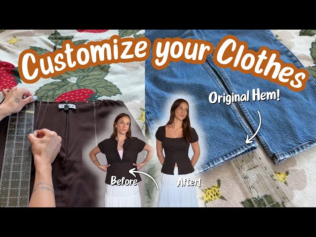 4 Essential Clothing Alterations you'll ACTUALLY use ( Simple DIY Fashion Fixes!)