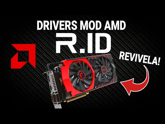 How to Install Modified R.ID Drivers on AMD (Revive Your Old GPU) + Testing