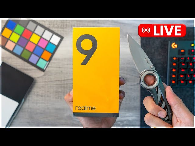 Realme 9 unboxing LIVE ( + Mystery Phone Giveaway )