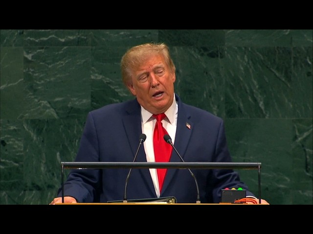 Trump warns of annihilating Iran during UN speech, rejects AI regulation