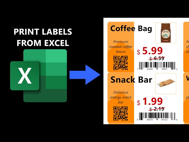 How to Print Labels from Excel | AzureLabel