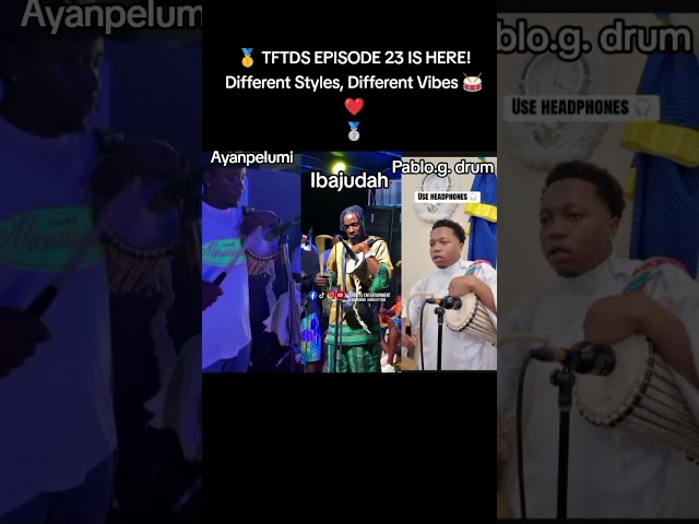 🥇 TFTDS EPISODE 23 IS HERE! Different Styles, Different Vibes #TFTDS #TalkingDrummer #Alujo #Shorts