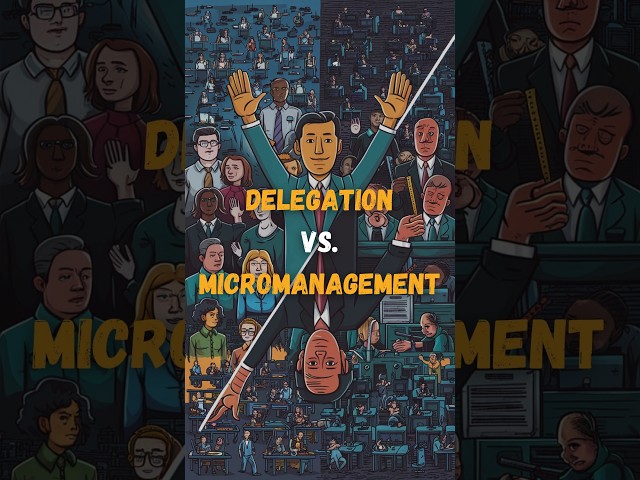 Delegation vs. Micromanagement #shorts #delegation #micromanagement #strategy #entrepreneurship