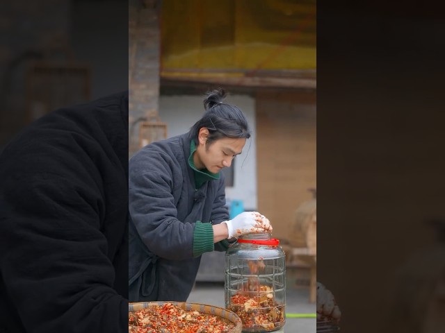 Traditional Ginger Harvesting, Chili Preservation & Delicious Soup | Chinese Rural Cooking