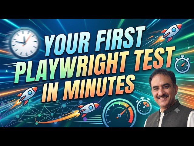 Playwright Setup & First Test in MINUTES!