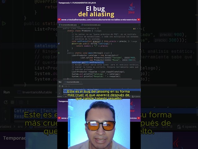 Tu copia defensiva no protege nada | El bug del aliasing en Java