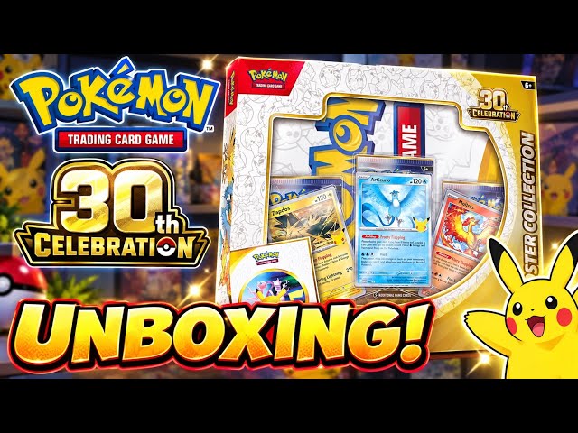 Pokémon 30th Anniversary Poster Collection Opening! 🔥 Can We Pull an SIR?!