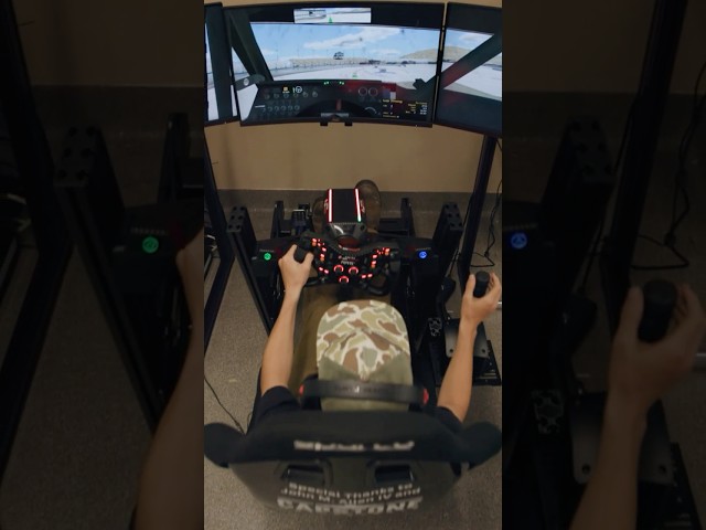 Check out the racing simulator in The Cube | The University of Alabama