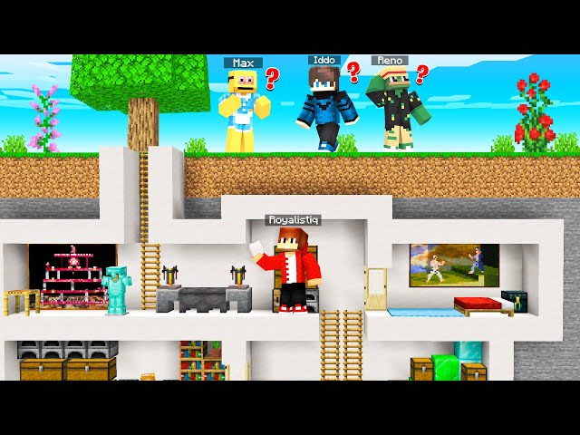 EEN *GEHEIME* BASIS MAKEN ONDERGRONDS! - Minecraft Opgejaagd #11